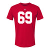 Ohio State Buckeyes Ian Moore #69 Student Athlete Football T-Shirt - Front View