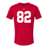 Ohio State Buckeyes David Adolph #82 Student Athlete Football T-Shirt - Front View