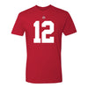 Ohio State Buckeyes Air Noland #12 Student Athlete Football T-Shirt - Front View