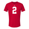 Ohio State Buckeyes Caleb Downs #2 Student Athlete Football T-Shirt - Front View