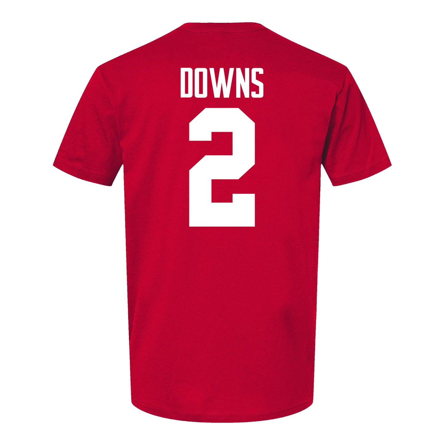 Ohio State Buckeyes Caleb Downs #2 Student Athlete Football T-Shirt - Back View