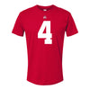 Ohio State Buckeyes Jeremiah Smith #4 Student Athlete Football T-Shirt - Front View
