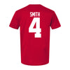 Ohio State Buckeyes Jeremiah Smith #4 Student Athlete Football T-Shirt - Back View