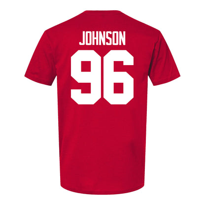 Ohio State Buckeyes Collin Johnson #96 Student Athlete Football T-Shirt - Back View