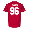 Ohio State Buckeyes Collin Johnson #96 Student Athlete Football T-Shirt - Back View