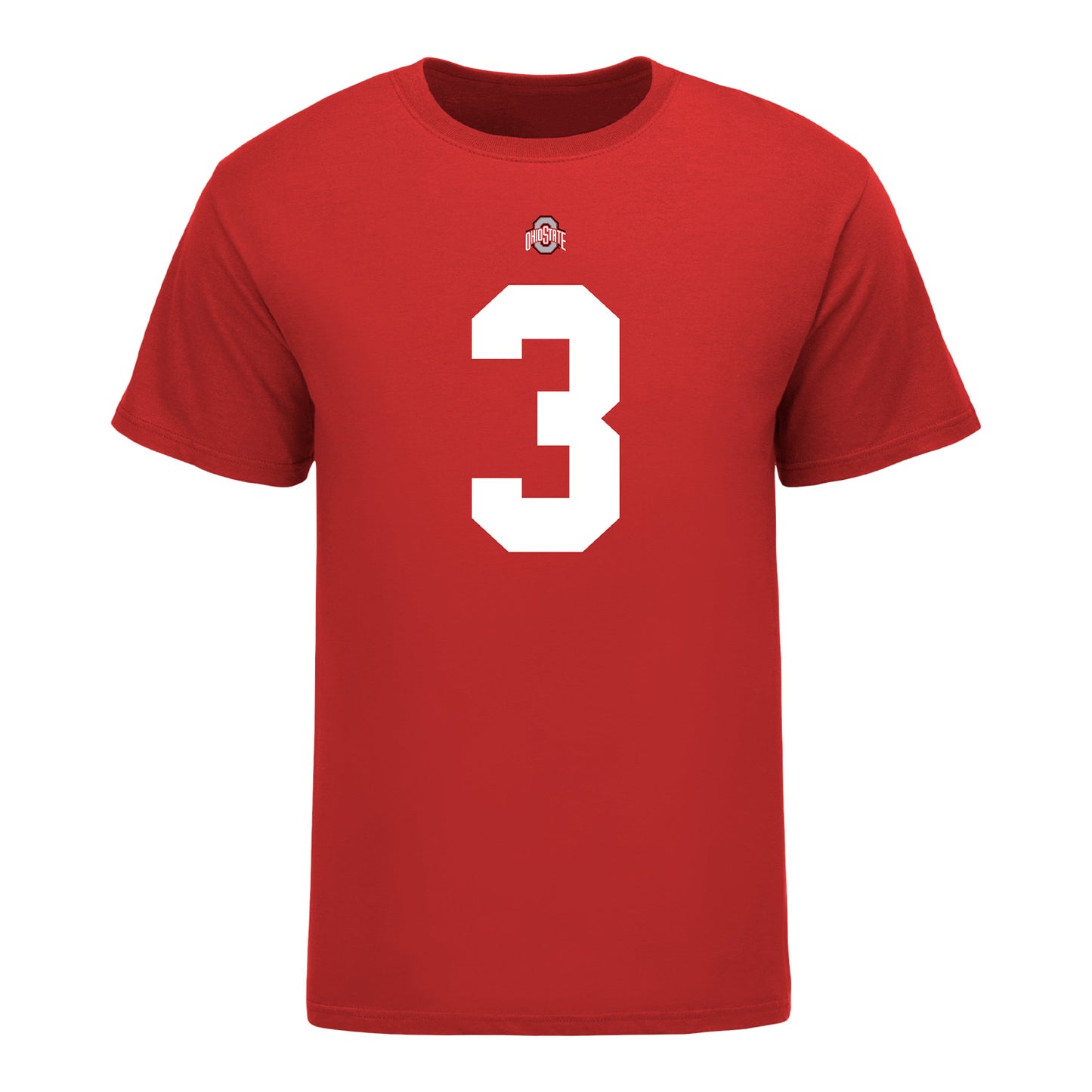 Ohio State Buckeyes Lorenzo Styles #3 Student Athlete Football T-Shirt - Front View