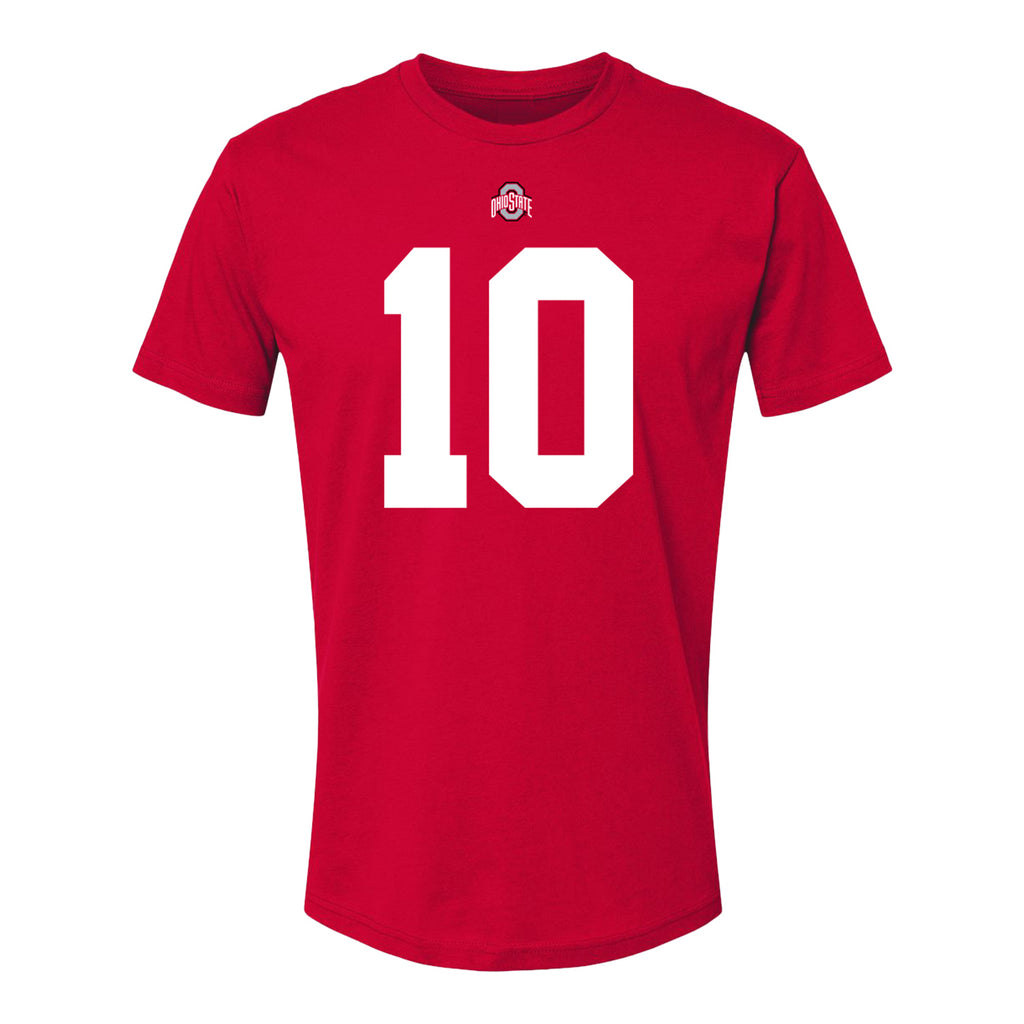 Ohio State Buckeyes Julian Sayin #10 Student Athlete Football T-Shirt ...