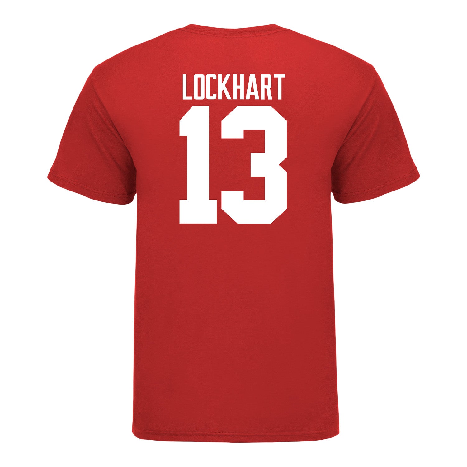 Ohio State Buckeyes Miles Lockhart #13 Student Athlete Football T-Shirt - Back View