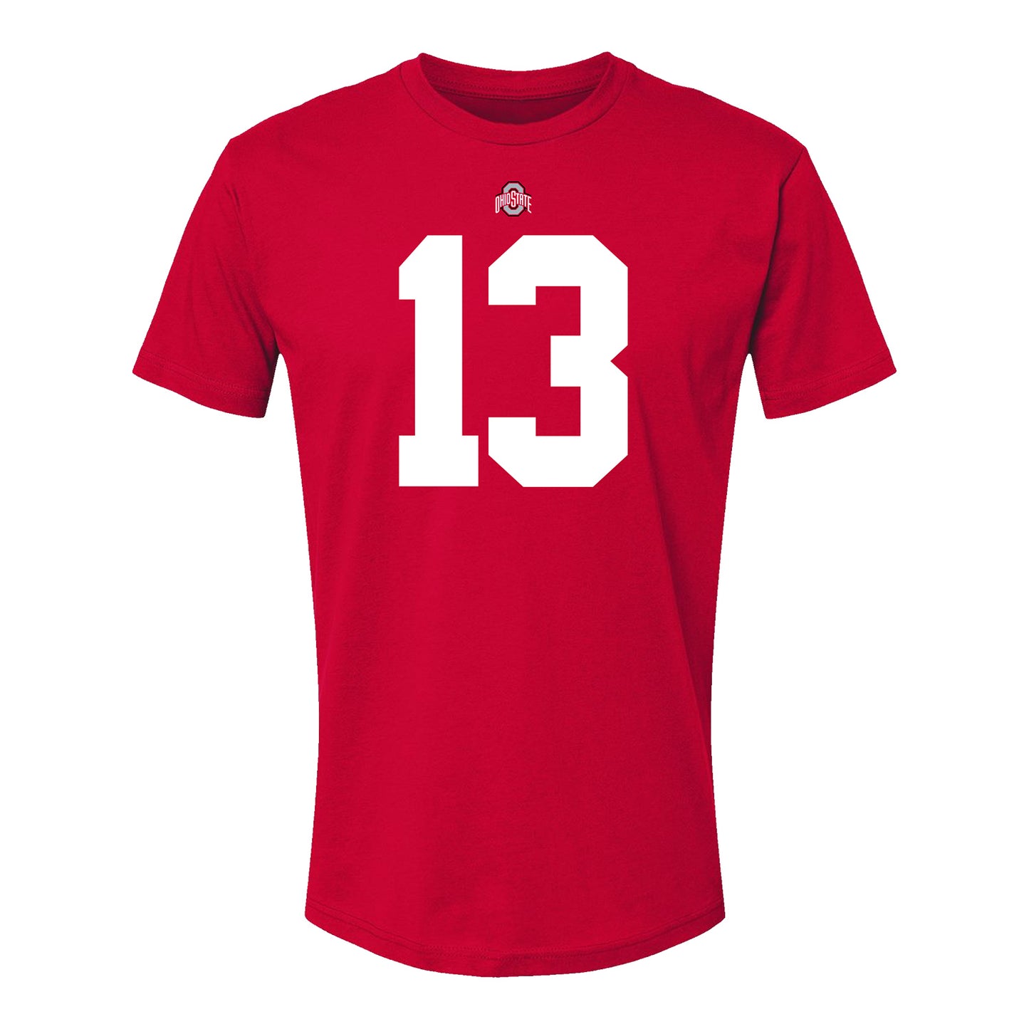 Ohio State Buckeyes Bryson Rodgers #13 Student Athlete Football T-Shirt - Front View