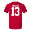 Ohio State Buckeyes Bryson Rodgers #13 Student Athlete Football T-Shirt - Back View