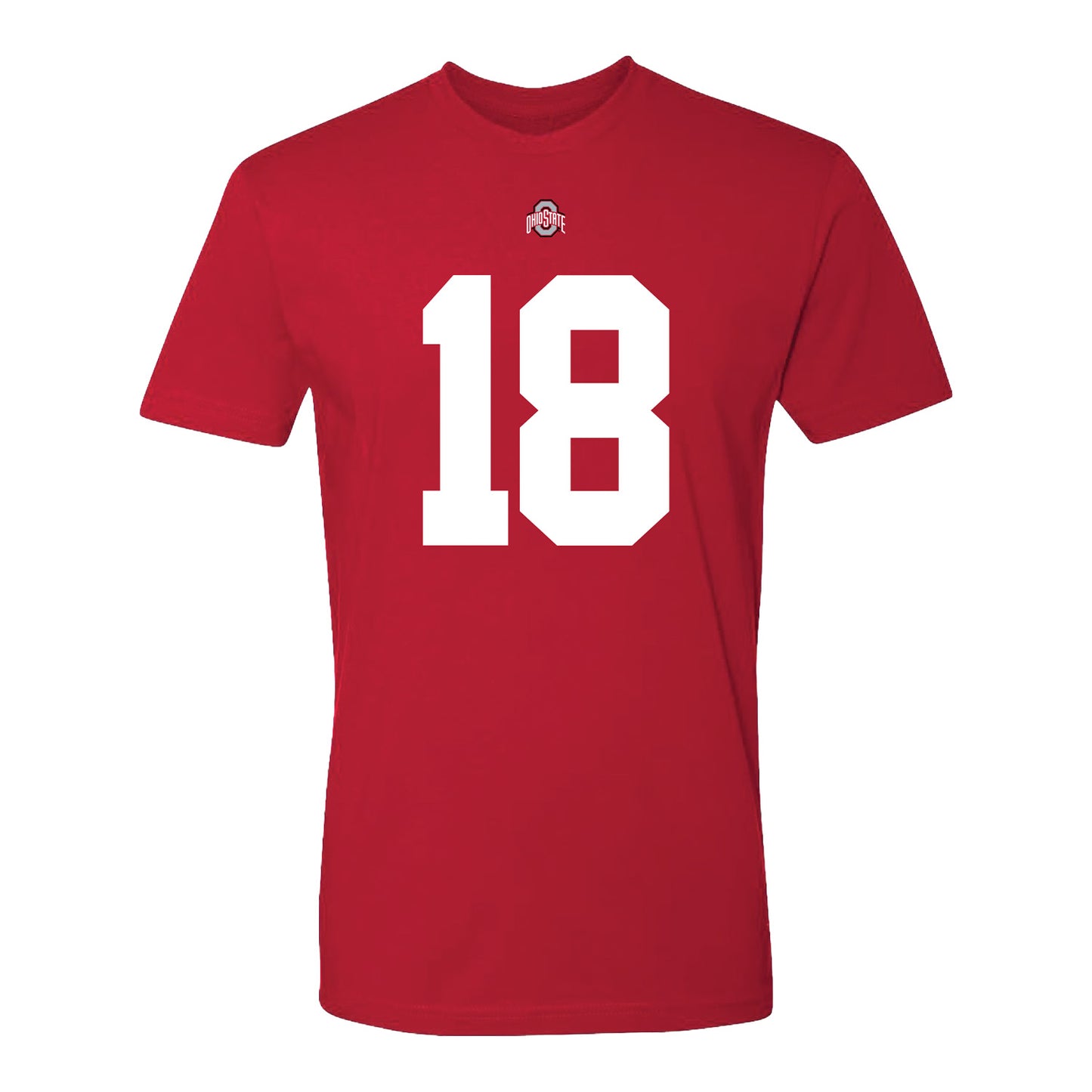 Ohio State Buckeyes Will Howard #18 Student Athlete Football T-Shirt - Front View