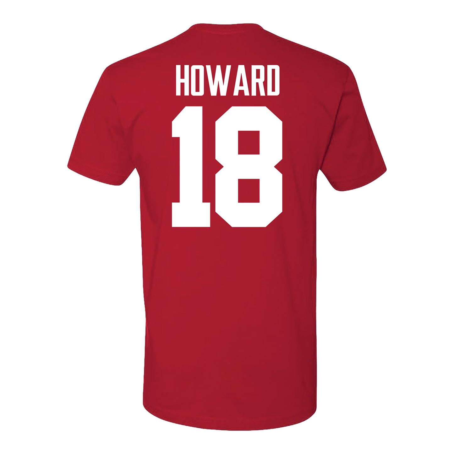 Ohio State Buckeyes Will Howard #18 Student Athlete Football T-Shirt - Back View