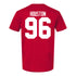 Ohio State Buckeyes Eddrick Houston #96 Student Athlete Football T-Shirt - Back View