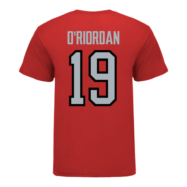 Ohio State Buckeyes Men's Volleyball Student Athlete T-Shirt #19 Jack O'Riordan - Back View