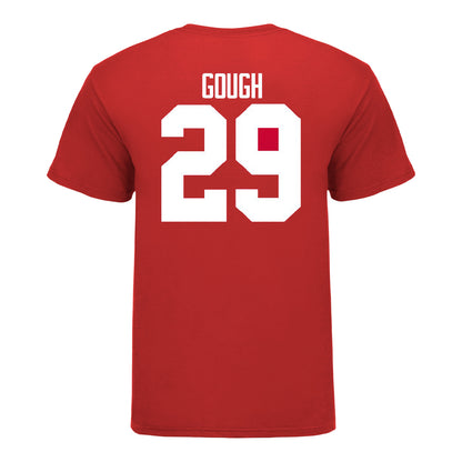 Ohio State Buckeyes Glorien Gough #29 Student Athlete Football T-Shirt - Back View