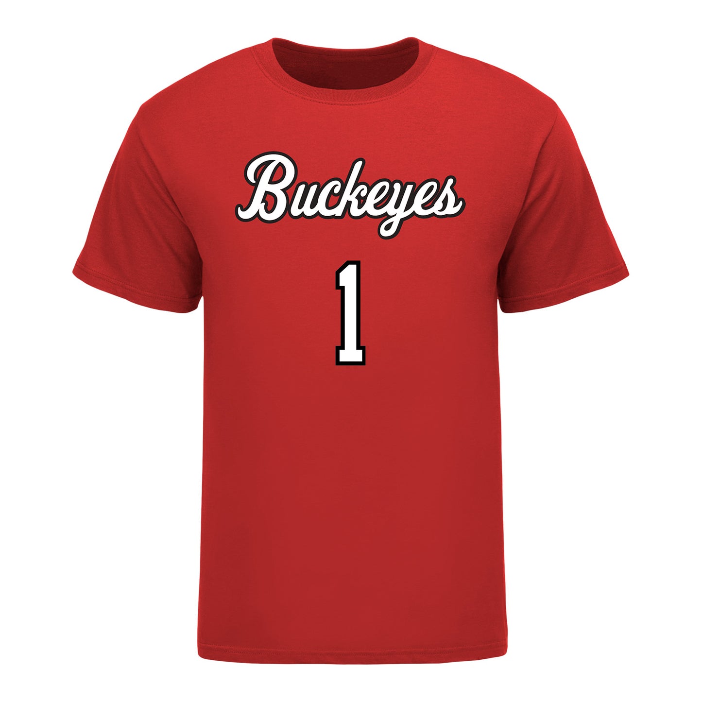 Ohio State Buckeyes Women's Volleyball Student Athlete T-Shirt #1 Ava Shankle - Front View