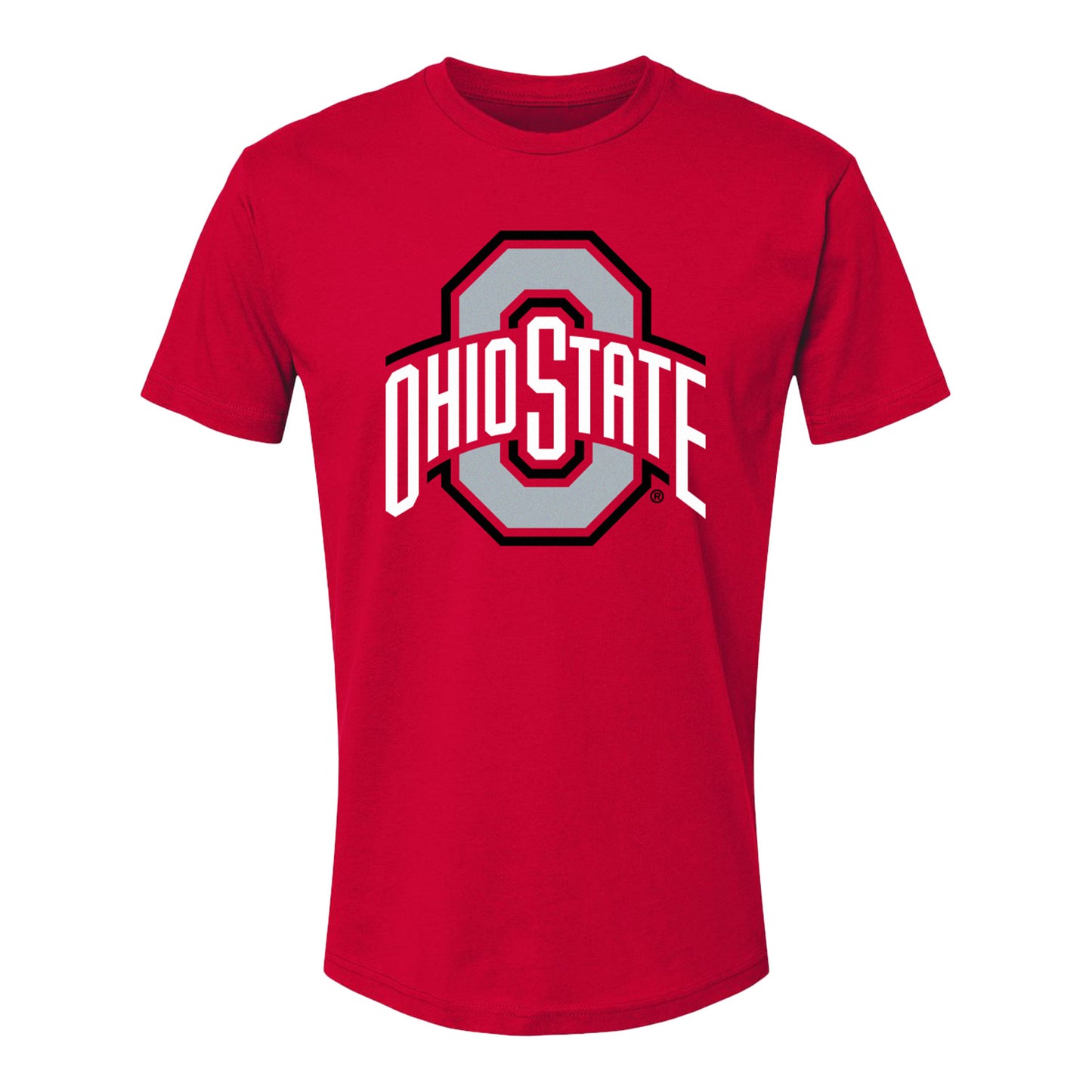 Ohio State Buckeyes #1 Genevieve Klein Student Athlete Women's Hockey T-Shirt In Red - Front View