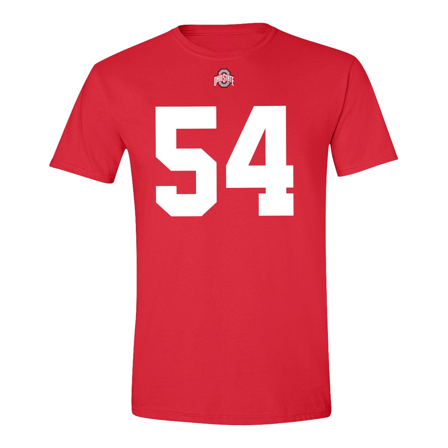 Ohio State Buckeyes #54 Dylan Furshman Student Athlete Football T-Shirt - Front View
