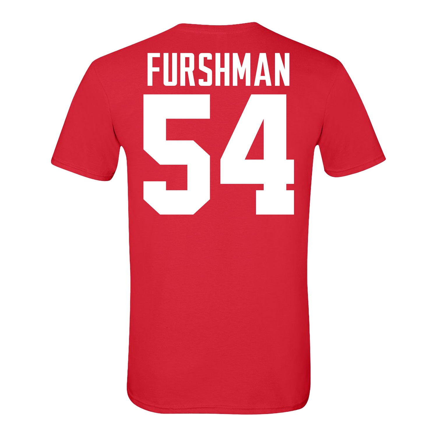 Ohio State Buckeyes #54 Dylan Furshman Student Athlete Football T-Shirt - Back View