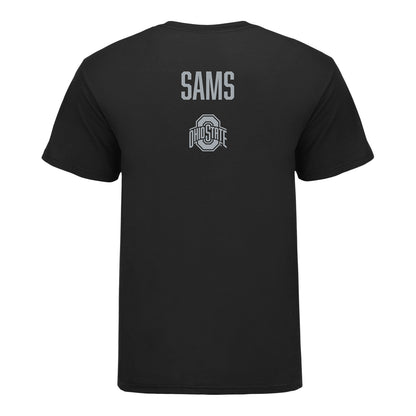 Ohio State Women's Gymnastics Reagan Sams Student Athlete T-Shirt - Back View