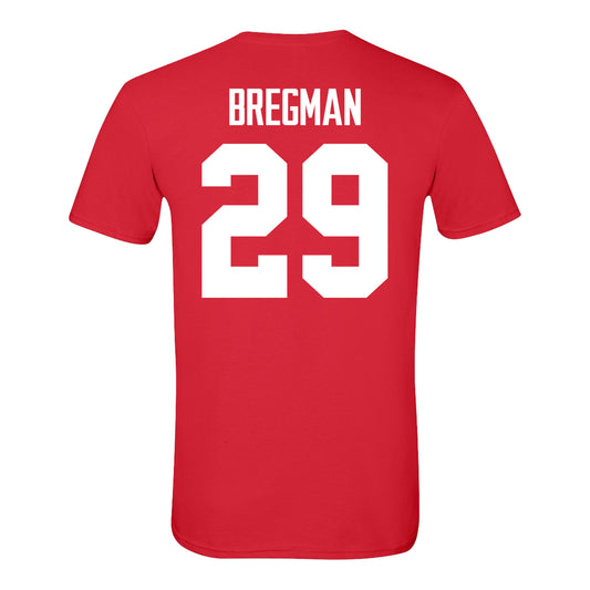 Ohio State Buckeyes #29 Mason Bregman Student Athlete Men's Lacrosse T-Shirt