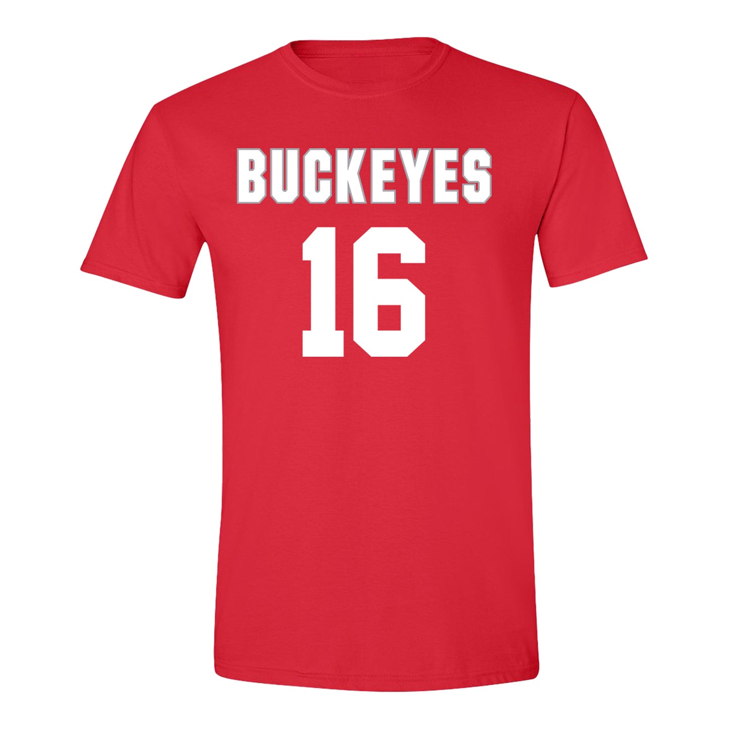 Ohio State Buckeyes #16 Dominic Shaw Student Athlete Men's Lacrosse T-Shirt