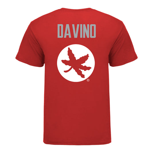 Ohio State Buckeyes Benjamin Davino Student Athlete Wrestling T-Shirt - Back View