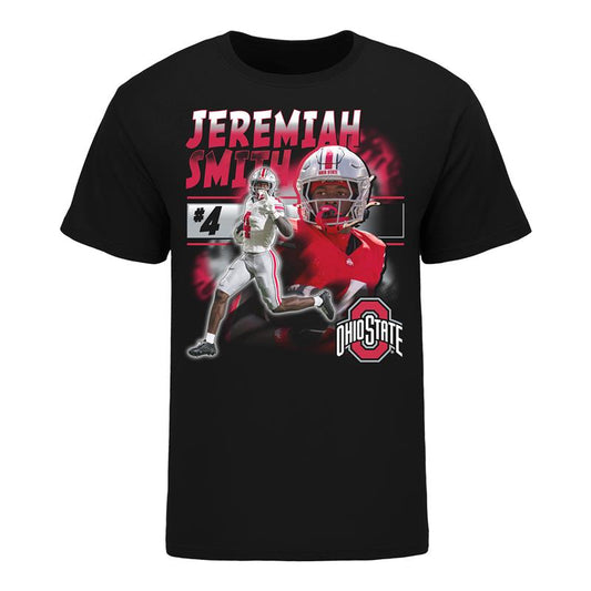 Ohio State Buckeyes Football NIL #4 Jeremiah Smith Freshman Record T-Shirt