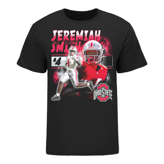 Ohio State Buckeyes Football NIL #4 Jeremiah Smith Freshman Record T-Shirt