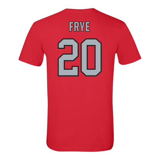 Ohio State Buckeyes Softball Student Athlete T-Shirt #20 Morgan Frye - Back View