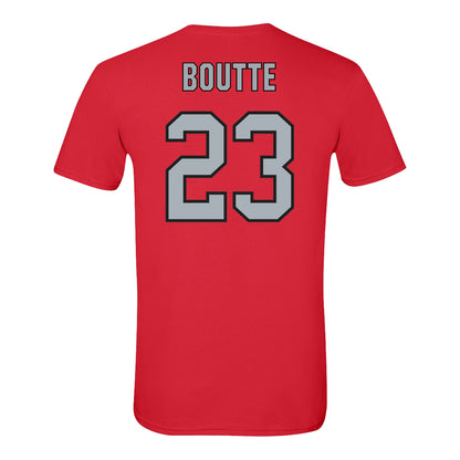 Ohio State Buckeyes Softball Student Athlete T-Shirt #23 Lorin Boutte - Back View