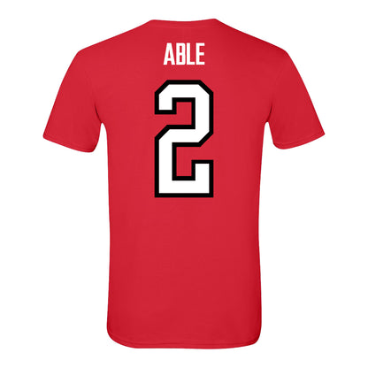 Ohio State Buckeyes Men's Hockey Student Athlete #2 Chris Able T-Shirt