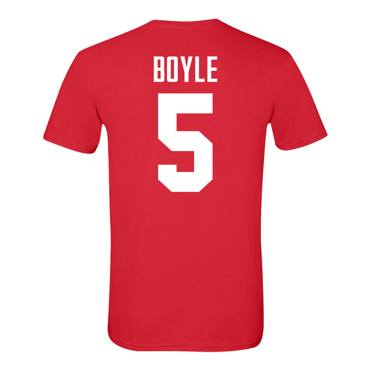 Ohio State Buckeyes Women's Lacrosse Student Athlete #5 Abby Boyle - Back View