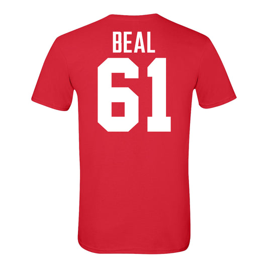 Ohio State Buckeyes #61 Landon Beal Student Athlete Football T-Shirt