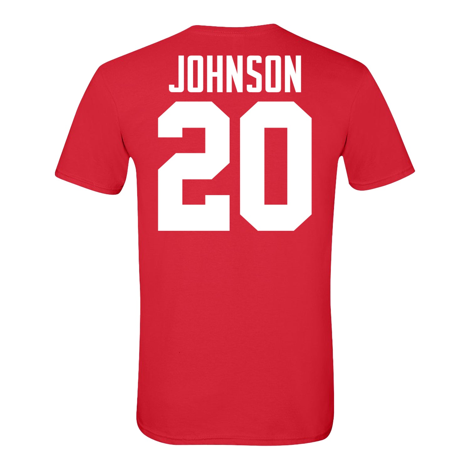 Ohio State Buckeyes #20 Cincere Johnson Student Athlete Football T-Shirt - Back
