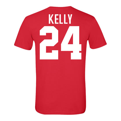 Ohio State Buckeyes #24 Dominick Kelly Student Athlete Football T-Shirt - Back