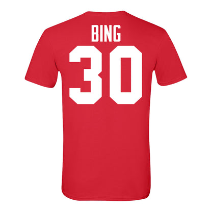 Ohio State Buckeyes #30 Khmari Bing Student Athlete Football T-Shirt - Back