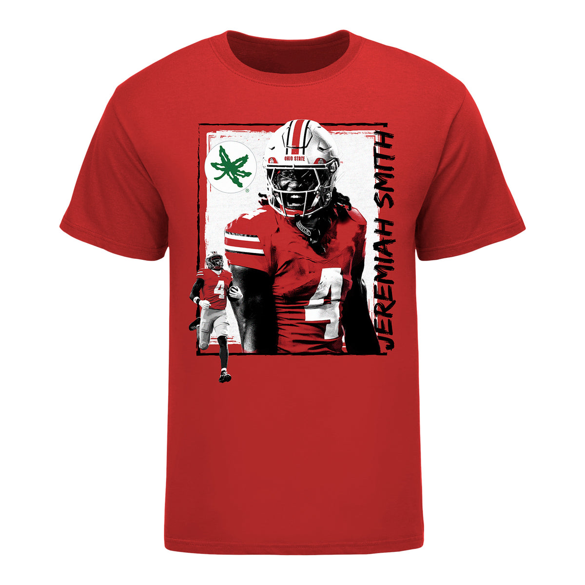 Ohio State Buckeyes Football Student Athlete #4 Jeremiah Smith Duo T-Shirt