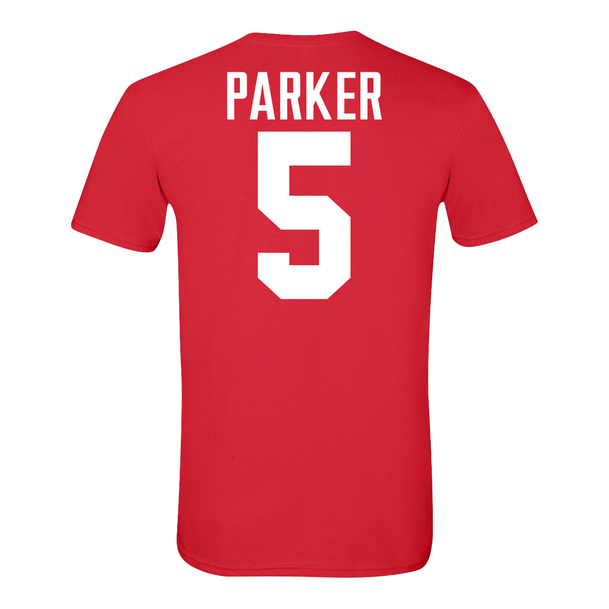 Ohio State Buckeyes #5 Kyle Parker Student Athlete Football T-Shirt - Back View