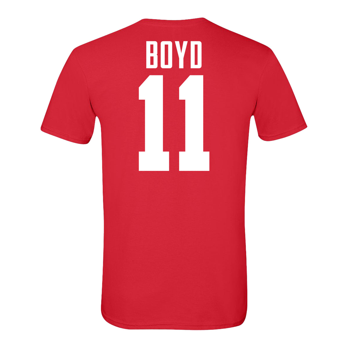 Ohio State Buckeyes #11 Brock Boyd Student Athlete Football T-Shirt - Back View
