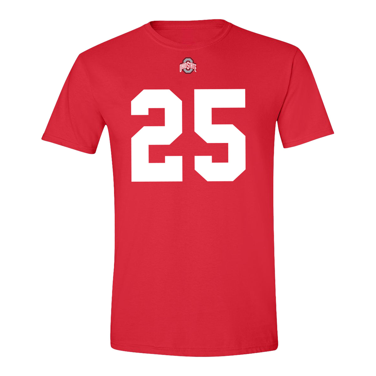 Ohio State Buckeyes #25 Jay Timmons Student Athlete Football T-Shirt - Front View