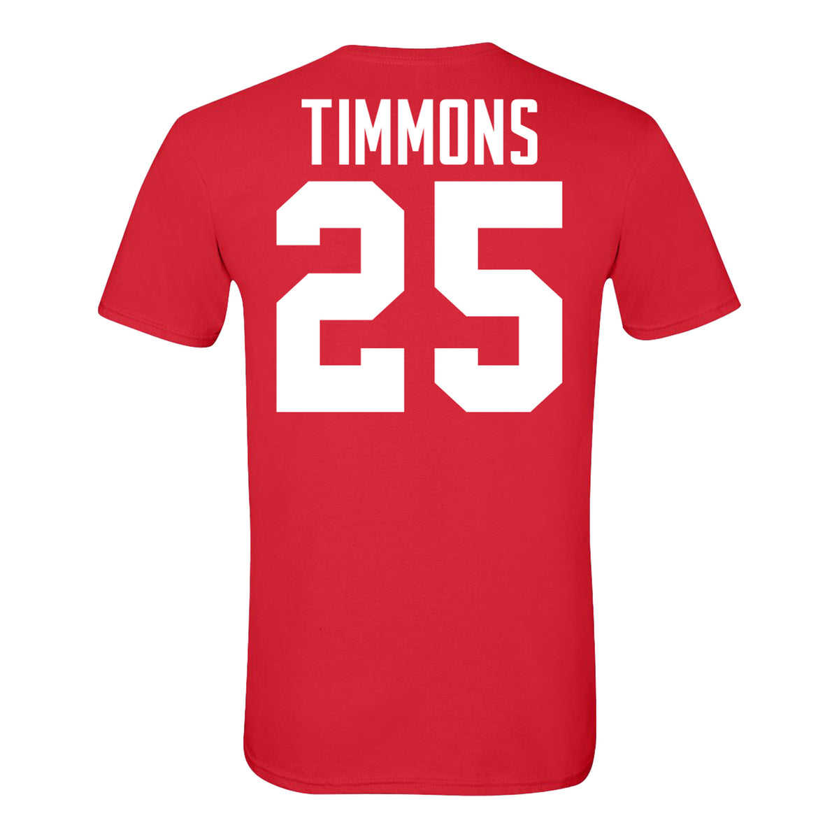 Ohio State Buckeyes #25 Jay Timmons Student Athlete Football T-Shirt - Back View