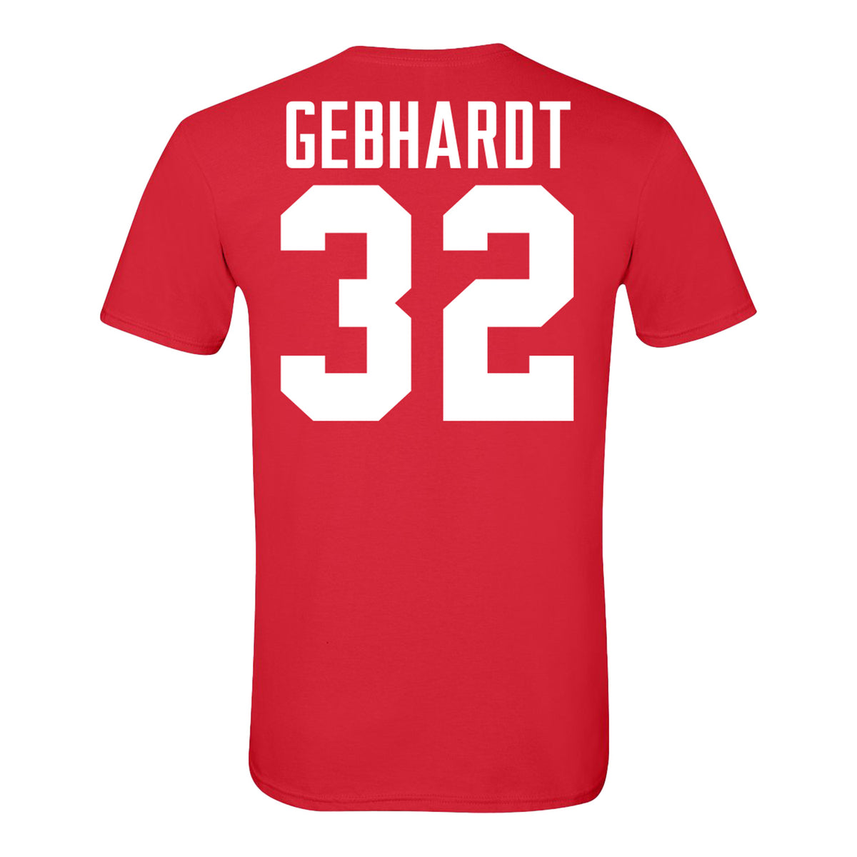 Ohio State Buckeyes #32 Kaden Gebhardt Student Athlete Football T-Shirt - Back View