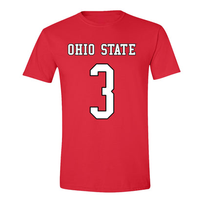 Ohio State Buckeyes Field Hockey Student Athlete T-Shirt #3 Mary Davis