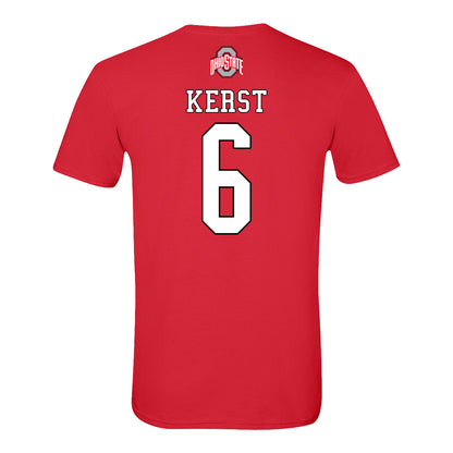 Ohio State Buckeyes Field Hockey Student Athlete T-Shirt #6 Raleigh Kerst
