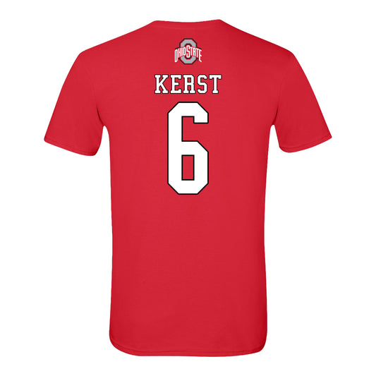 Ohio State Buckeyes Field Hockey Student Athlete T-Shirt #6 Raleigh Kerst