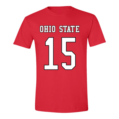 Ohio State Buckeyes Field Hockey Student Athlete T-Shirt #15 Karys Craver