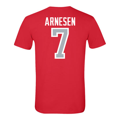 Ohio State Buckeyes Men's Soccer Student Athlete T-Shirt #7 William Arnesen