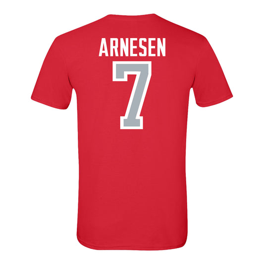 Ohio State Buckeyes Men's Soccer Student Athlete T-Shirt #7 William Arnesen