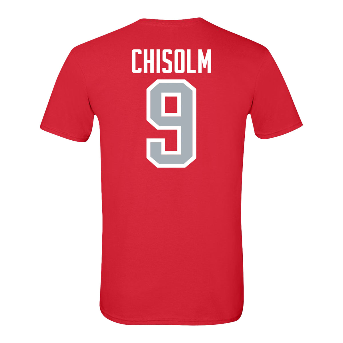 Ohio State Buckeyes Men's Soccer Student Athlete T-Shirt #9 Isaiah Chisolm